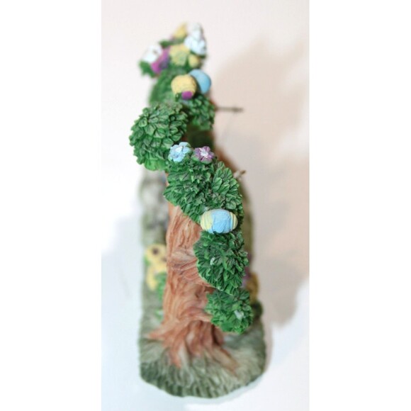 Home Accents Collection Bunny At Play 2 Rabbits Fishing Spring Easter Small  5" - Picture 4 of 10